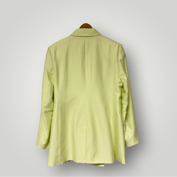 BANANA REPUBLIC HOURGLASS (NWT ITALIAN VISCOSE-LINEN BLAZER Sz 12 - Picture 10 of 16